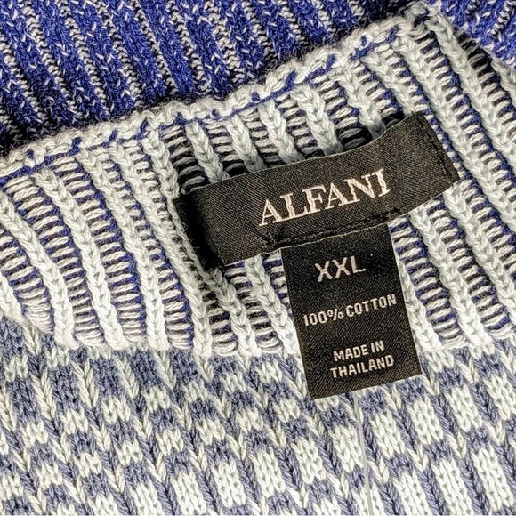 NWT ALFANI OMBRE STRIPED CREWNECK SWEATER - XXL - Picture 4 of 4